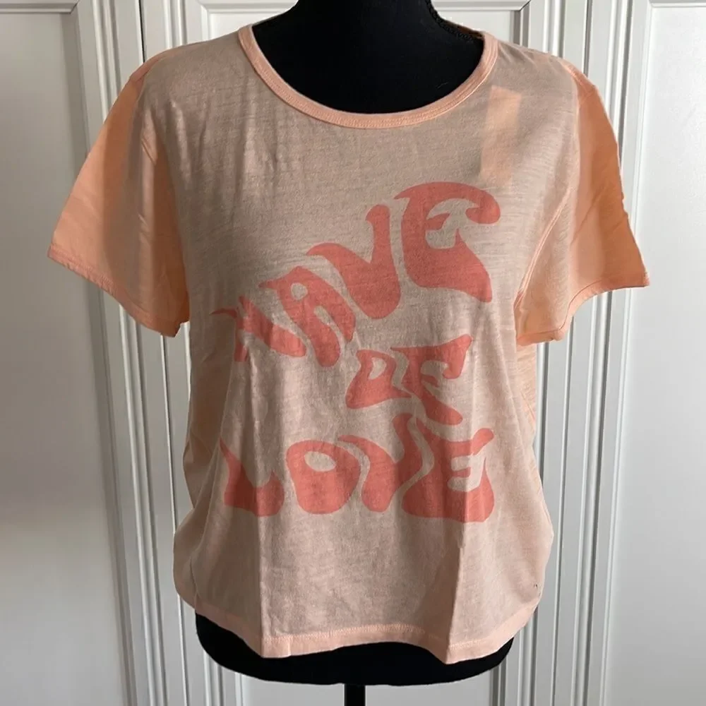 ‎J. Crew Graphic Cropped Tee T-shirt
